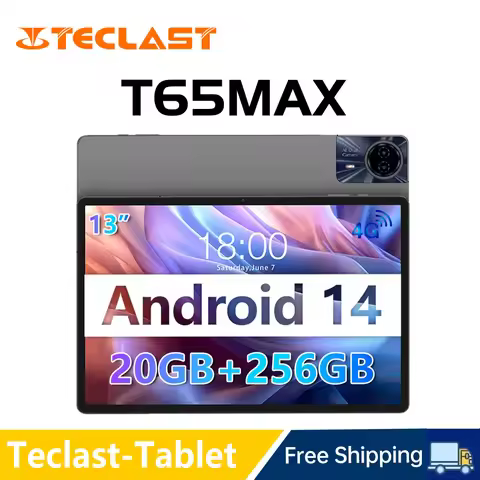 Teclast T65MAX Tablet MTK G99 Octa-Core 13inch FHD 1920x1200IPS 8GB RAM 256GB ROM Android 14 10000mA