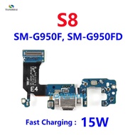 USB Charging Flex Cable For Samsung Galaxy S8 G950F G950FD Port Dock Charger Plug Connector Board Re