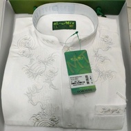A Baju Koko Almia Lengan Pendek-Koko 100 Original Fashion Pria - Putih