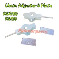 RS150 RSX150 Chain Adjuster Bracket/Chain Adjuster Plate/Swing Arm Am Bracket Ikat Rantai Kaki(2 pcs
