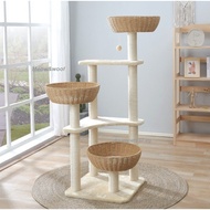 huh  Large Condo  With huh Tree Sisal Scratching Posts Cat House Small Villa  uhu