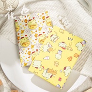 Cartoon Pudding Dog Fabric Book Cover A5 A6 Handmade Book Cover Adjustable Notebook Book Cover