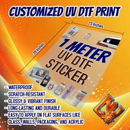 1 METER PREMIUM QUALITY UV DTF PRINTED STICKER (39 Inches x 23 inches)