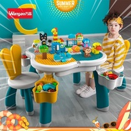 Wangao Block Table And Chair With Duplo Size Block Storage Gift Decoration Building Brick Toy