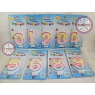 LILIN Number candles - rainbow number candles - glitter number candles - number candles - number can