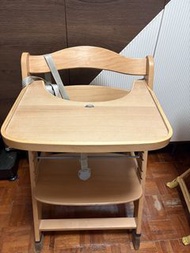 Hauck 木製高腳椅 high chair 嬰兒餐桌