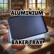 Dulang Aluminium 60x40cm untuk Oven Industri 🍞 | Loyang Kek Komersial | Tray Pembakar Heavy Duty + R