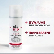 [SG STORE] 100% Authentic Elta MD UV Clear/Daily Facial Sunscreen SPF 46/40 - Tinted For Unisex 1.7 