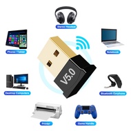 USB Bluetooth Adapter Dongle 5.0 Wireless Audio Receiver