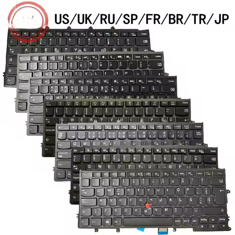 US/UK/RU/SP/FR/BR/TR/JP Laptop Keyboard For Lenovo Thinkpad X230S X240 X240S X240I X250 X260 X260S X