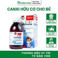 Canxi Hữu Cơ Cho Bé Doppelherz Aktiv Kinder Calciovin Liquid Hỗ Trợ Xương Chắc Khỏe Trẻ Cao Lớn 200m