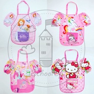 iSchooldy Kids Cartoon Waterproof Cooking Baking Painting Apron Kids Apron