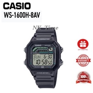 CASIO WATCHES WS-1600H Resin Band Men Watch WS-1600H-8AV / WS-1600H-8A / WS-1600H-8