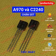 10 NEW GOOD QUALITY TRANSISTOR A970 AND C2240bag.