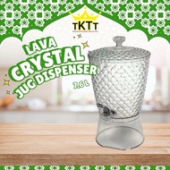 TKTT Lava Tamu Water Dispenser 7.6L Crystal BPA Free Food Gred Beverage Server Cooler Balang Bekas A