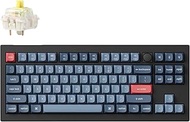 Keychron V3 Max 80% TKL 87Key, CarbonBlack, Knob, Banana Switch, RGB Hot-Swap Gateron Jupiter Switch