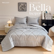 [ส่งฟรี] FN CUSHY ชุดผ้าปูที่นอนพร้อมผ้านวมกันไรฝุ่น ทอ 1000 เส้นด้าย รุ่น Bella สัมผัสนุ่ม ลดการเกิ