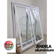 Jendela aluminium 2 daun
