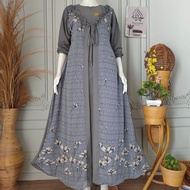 GAMIS AZZAHRA DRESS CERUTY PREMIUM / GAMIS MOTIF CANTIK