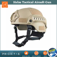Helm Tactical Airsoft Gun Paintball CS SWAT - MICH2000 / Helm Paintball CS SWAT Multifungsi - Hitam