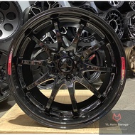 4x4 Volk Racing CE28 Sport Rim  [Gloss Black] 18x9.5JJ ET20 (5x114.3) Mitusbishi Triton Lite