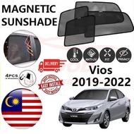 Toyota Vios 2019-2022 Epic Magnetic Sunshade  (4pcs) Accessories Automotive Accessories Automotive C