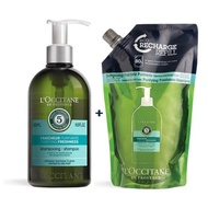 [ LOCCITANE ] Purifying Freshness Shampoo 500ml + Loccitane Purifying Freshness Shampoo Refill 500ml