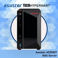 Asustor AS5202T NAS Server (2-Bay, 4GB eMMC, USB 3.2 Gen 1 x3, Tower)