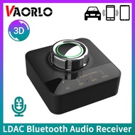 LDAC Bluetooth Audio Receiver 3D Stereo Surround Sound พร้อม Mic LDAC / AAC / SBC CODEC 3.5mm AUX RCA Hi-Res Music Wireless Adapter