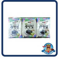 KWANGCHEONKIM SEASONED SEAWEED DOSIRAK WITH OLIVE OIL & GREEN TEA POWDER 15G [3'S X 5G]