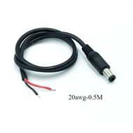 Universal 6.5x3.0 mm/6.5*3.0 mm DC Power Cable AC Adapter Laptop DC Cord 0.3m 20awg 18awg DC6530