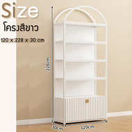 ชั้นวาง ตู้โชว์ ชั้นวางโชว์ ร้านเสริมสวย ตู้โชว์ผลิตภัณฑ์ ชั้นวางของ สำหรับร้านเสริมสวย เพิ่มความสวย