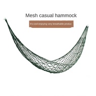 hammock hammock camping hammock outdoor buaian Mesh tempat tidur gantung luaran tunggal dan ganda dewasa ayunan dalaman