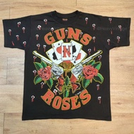 Guns N' Roses Overprint Sublimation Tshirt / Baju Microfiber Jersi / Jersey Sublimation / Tshirt Jersey