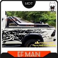 FORCE 4WD ROLL BAR F5A WITH BRAKE LIGHT LONG ROLL BAR SINGLE CAB RANGER MAZDA D-MAX NAVARA HILUX VIG