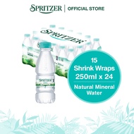 Spritzer Natural Mineral Water - 15 Shrink Wrap Bundle (250ML X 24)