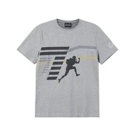EA7 Men's Round Neck Short-Sleeved T-Shirt Loose Breathable All-Match