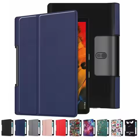 For Lenovo Yoga Smart Tab YT-X705F 10.1" Yoga Tab 11 Case Magnetic Folding Cover Funda Para Tablet f