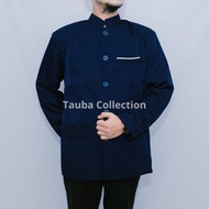 Jas Koko Mandarin Hitam - Jasko Pria Full Puring - Jas Koko santri