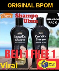 WAJIB COD - SHAMPO UBAN PENGHITAM RAMBUT , HAPPY KEMIRIKU SHAMPOO / SAMPO / Shampo kemiri happy ORIG