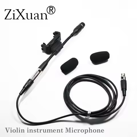 Music Instrument Microphone Condenser Violin instrument Microphone For Shure AKG Samson Wireless Sys