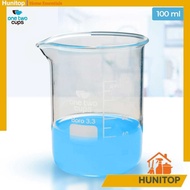 One Two Cups Multifunctional Borosilicate Glass Chemical Lab Measuring Cup - GG-17