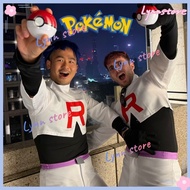 POKEMON Cosplay Costume Team Rocket JESSIE JAMES Role Play Carnival Party Comic Con Animation Coser 