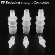 10Pcs 11.1~14.2mm Plastic Reducer Pagoda Straight Connector Garden Irrigation Adapter Air Pump Pipe 