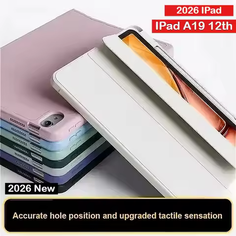 PU Smart Case for New IPad 2026 A19 12th M4 Air M5 Pro M3 M2 11" 13 A16 10th A3361 A3362 A3357 A3358