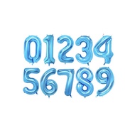 Big 40 Inch (40") Blue Number Foil Balloon / Decor Balloon (Aluminium Number Balloon Jumbo Size)