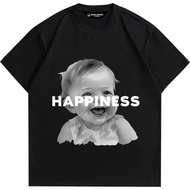 WRLDSTUDIOS_ T-Shirt HAPPINESS Black 20s