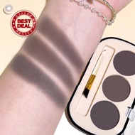Three-colour Eyebrow Powder Matte Not Fly Powder Delicate Sweatproof Of Makeup Non-removal T3h2