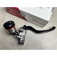 100% Original BREMBO Brake Master Pump 19x18 CNC Billet Fold Up Lever With AEM Fluid Tank Titanium R