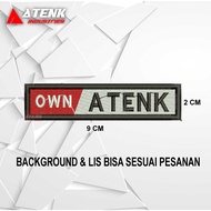 CUSTOM BET 2 COLORS 9X2 CM
